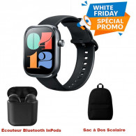 Pack Mibro Smartwatch C4 + Earbuds 5 Noir en Tunisie