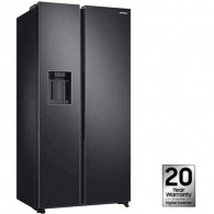 Réfrigérateur Samsung Side By Side 617L Nofrost Noir (RS68A8820B1)