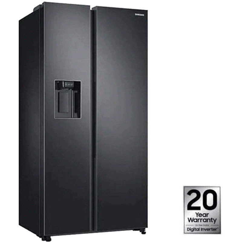 Réfrigérateur Samsung Side By Side 617L Nofrost Noir (RS68A8820B1)