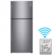 Réfrigérateur LG GL-C432HLCM 410 Litres Smart - Platinum Silver