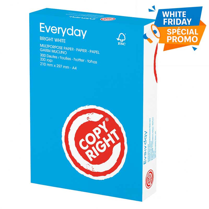Rame Papier Everyday Copy Right A4 500 Feuilles 70G Blanc En Tunisie