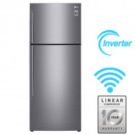 Réfrigérateur LG 437 Litres Nofrost Inox (GL-C502HLCL)