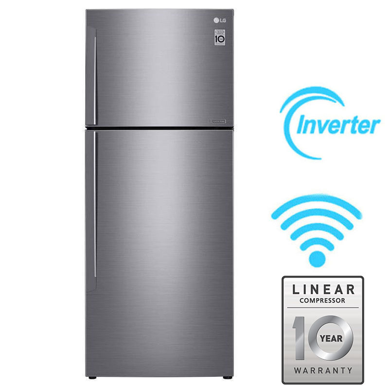 Réfrigérateur LG 437 Litres Nofrost Inox (GL-C502HLCL)