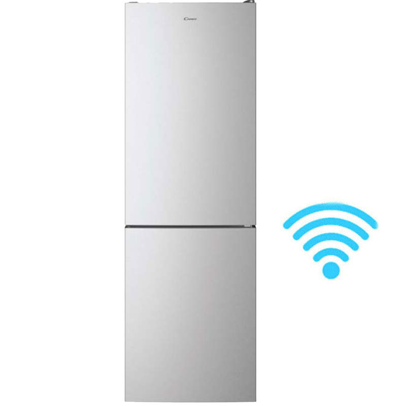 Réfrigérateur Combiné Candy CCE4T618EX 346 Litres NoFrost - Inox