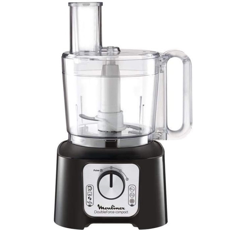 Robot Multifonctions Moulinex Double Force Compact FP546811 800W Noir EN Tunisie