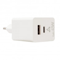 Adaptateur Chargeur Rapide Sbox HC-45 45W Blanc