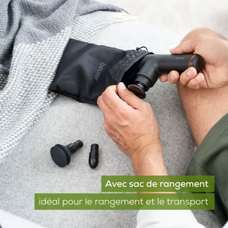 Pistolet De Massage Musculaire Beurer MG79 Noir en Tunisie