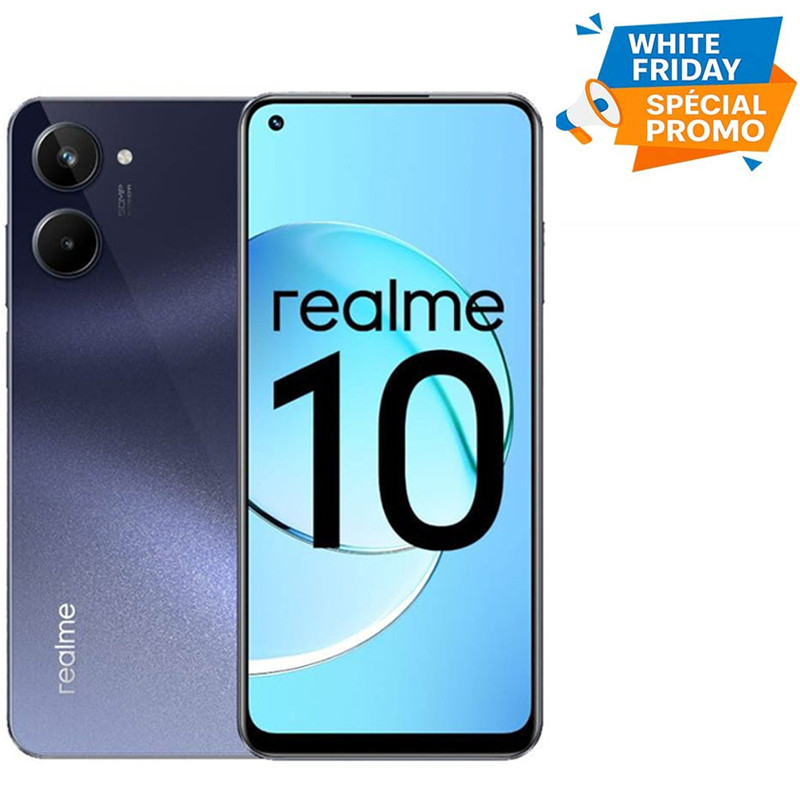 Smartphone Realme 10 8Go 256Go Noir