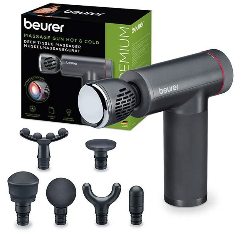 Pistolet De Massage Musculaire Beurer Hot & Cold MG195 Gris en Tunisie