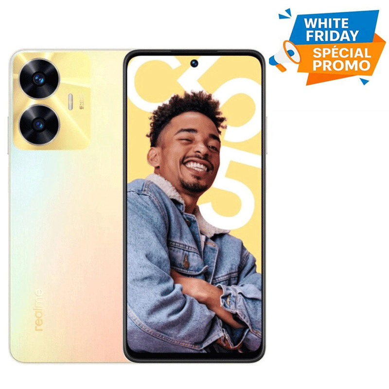 Realme C55 6Go 128Go Gold en Tunisie