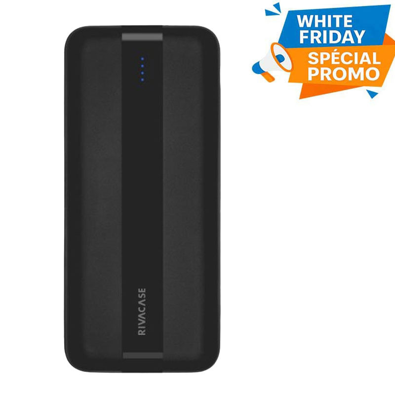 Power Bank Rivacase VA2081 20000 mAh Noir En Tunisie