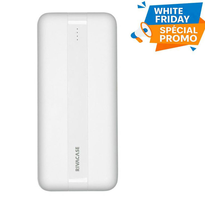 Power Bank Rivacase VA2081 20000 mAh Blanc En Tunisie