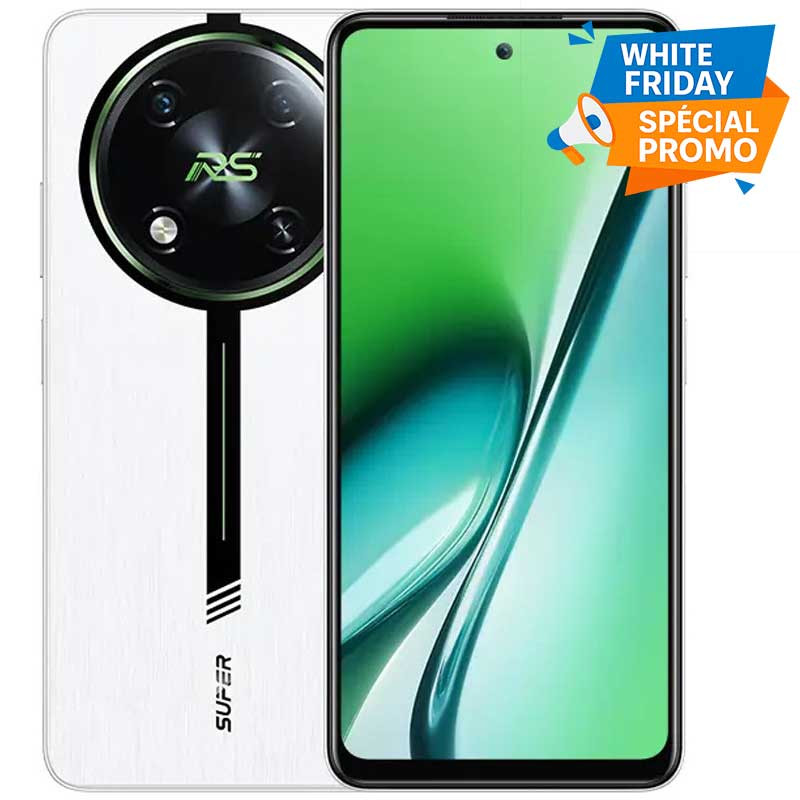 Smartphone Itel RS4 12Go 256Go Blanc en Tunisie