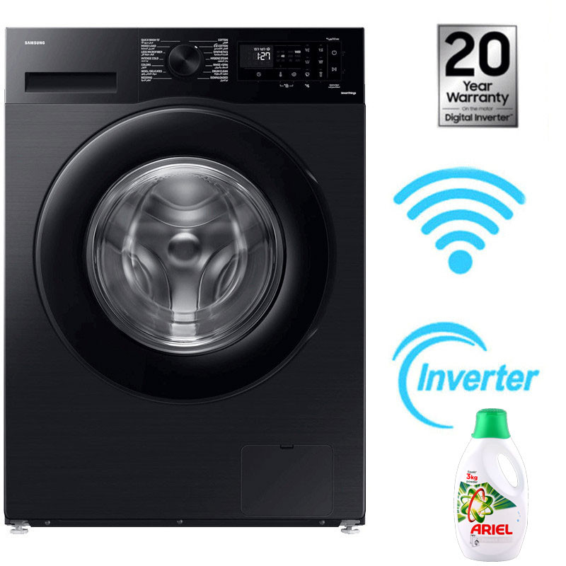 Machine à Laver Frontale Samsung Smart Inverter 9 Kg Noir en Tunisie