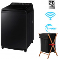 Machine à Laver Samsung WA80F19S8BNQ Inverter 19Kg Noir En Tunisie