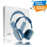 Casque Sans Fil P9 Bluetooth Avec Emplacement Carte Mémoire Bleu