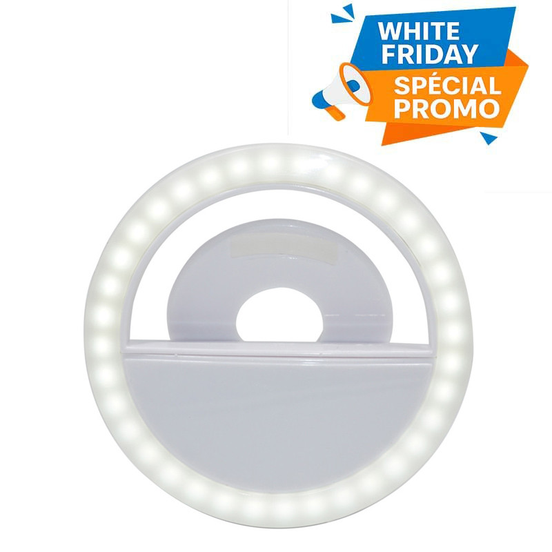 Mini Ring Light Pour Smartphone Blanc en Tunisie