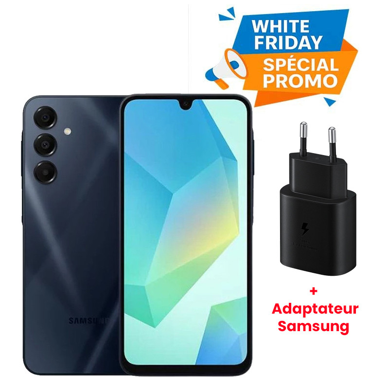 Smartphone Samsung Galaxy A16 8Go 256Go Noir