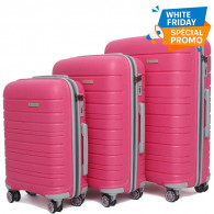 Set De 3 Valises Incassable Starbag Rose en Tunisie