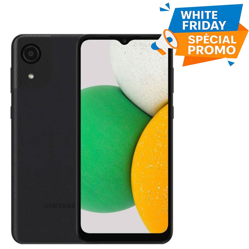 Smartphone Samsung Galaxy A03 Core 2Go 32Go Noir