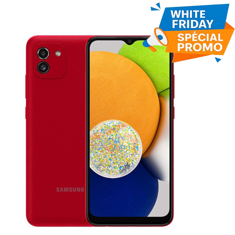 Smartphone Samsung Galaxy A03 4Go 64Go Rouge