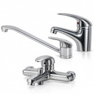 Lot de 3 Robinets Mitigeur Sanitary Ware Silver En Tunisie