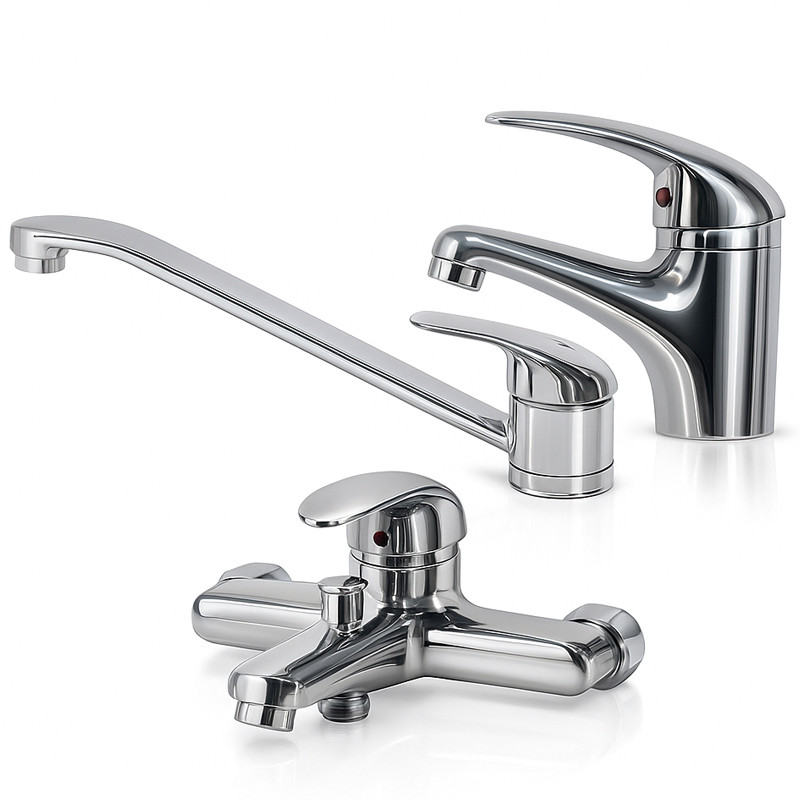 Lot de 3 Robinets Mitigeur Sanitary Ware Silver En Tunisie