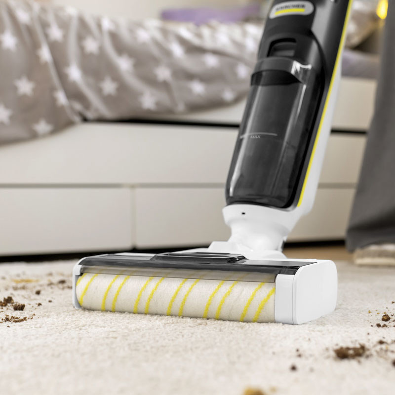 Aspirateur Balai Sans fil Kärcher Laveur FCV4 3En1 Xtra Clean 180W Noir en Tunisie