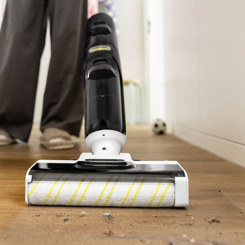 Aspirateur Balai Sans fil Kärcher Laveur FCV4 3En1 Xtra Clean 180W Noir en Tunisie