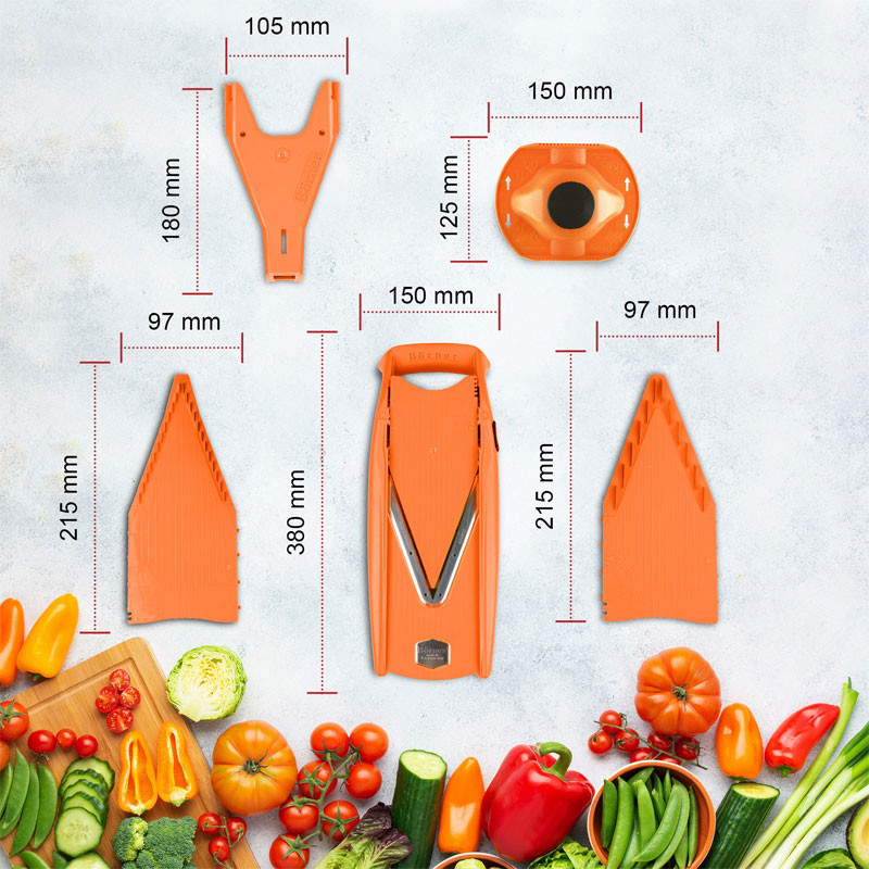 Mandoline Borner V5 Power Line Starter Orange en Tunisie