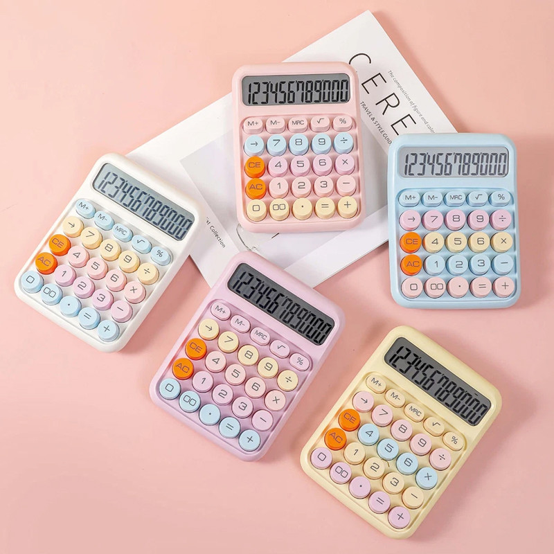 Calculatrice Mécanique F7I4 Pastel en Tunisie