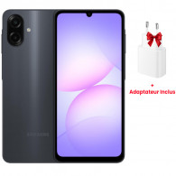 Samsung Galaxy A07 12 Go (6Go + 6Go Extensible) 128Go + Adaptateur Noir