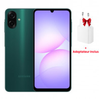 Samsung Galaxy A07  4Go 64Go + Adaptateur Inclus  Vert
