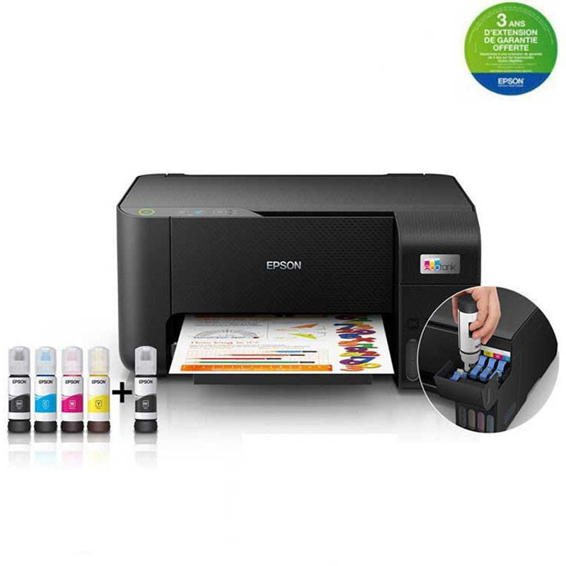 Imprimante EPSON L3210 3En1 À Réservoir Intégré ECOTANK Couleur (C11CJ68403)
