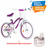 Vélo Enfant Blynx KID02 12″ Violet En Tunisie