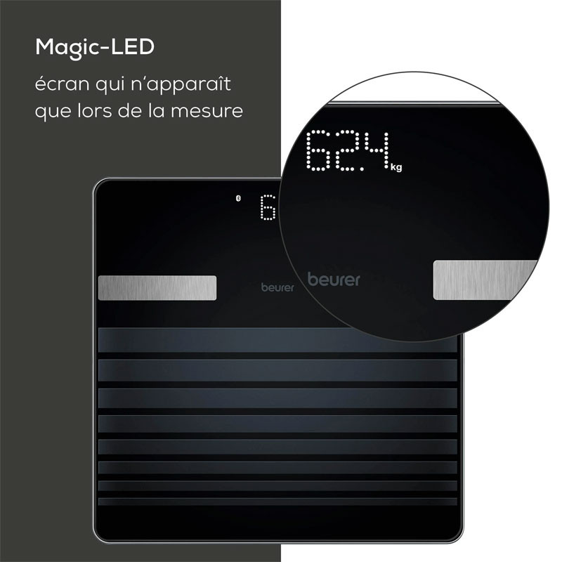 Pèse Personne Beurer Smart BF451 180 Kg Noir en Tunisie