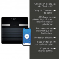 Pèse Personne Beurer Smart BF451 180 Kg Noir en Tunisie