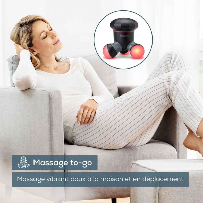 Mini Appareil De Massage Musculaire Beurer MG18 Noir en Tunisie