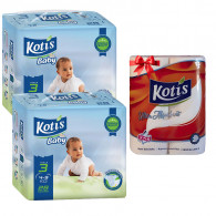 Couches Bébé Kotis Premium T3 28 Pièces Midi Eco en Tunisie