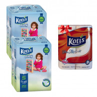 Couches Bébé Kotis Premium T5 20 Pièces Junior Eco en Tunisie