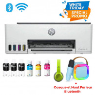Imprimante Multifonction Jet D'encre HP Smart Tank 580  1F3Y2A - Blanc