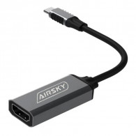 Adaptateur Airsky HC-33 Type-C Vers HDTV 4K Gris en Tunisie