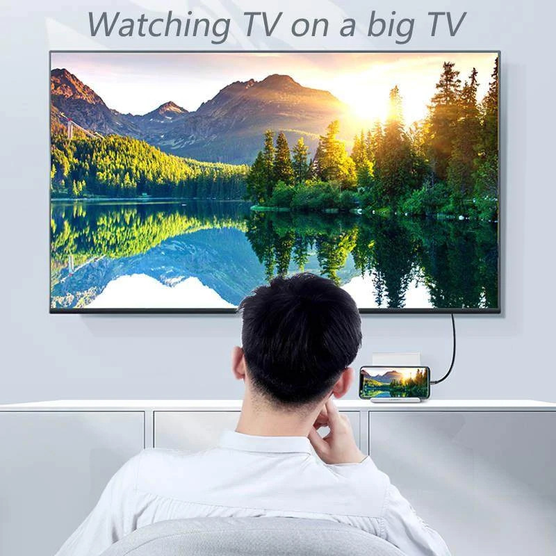 Adaptateur Airsky HC-33 Type-C Vers HDTV 4K Gris en Tunisie