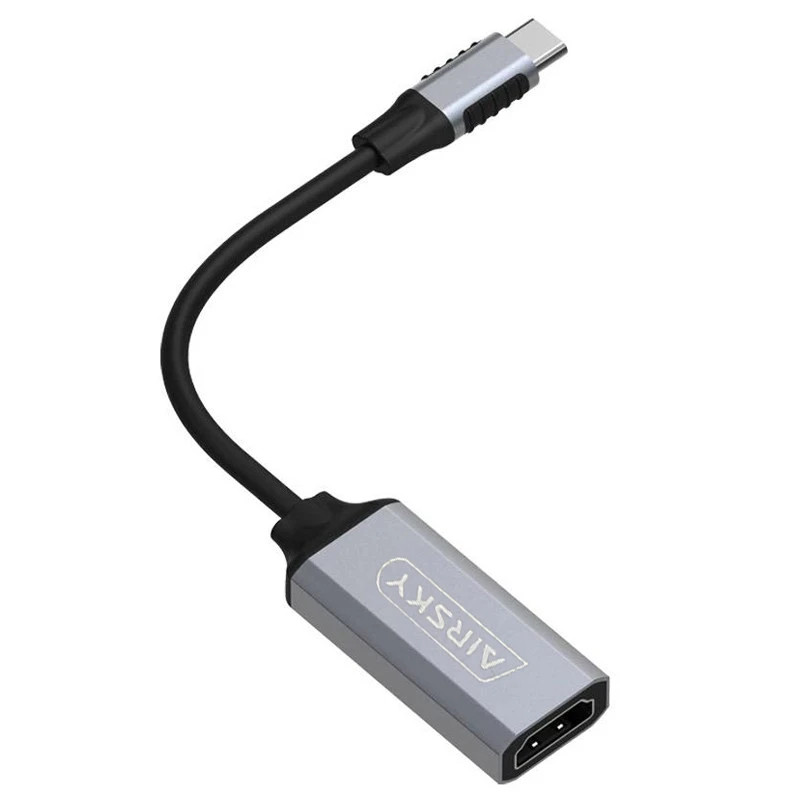 Adaptateur Airsky HC-33 Type-C Vers HDTV 4K Gris en Tunisie