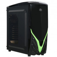 Boitier Gaming Raidmax Viper II A07WBG Moyen Tour Noir & Vert En Tunisie