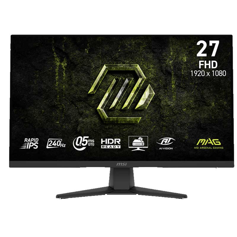 Ecran Gaming MSI MAG272F X24  27'' FHD 240Hz Rapide IPS Noir en Tunisie