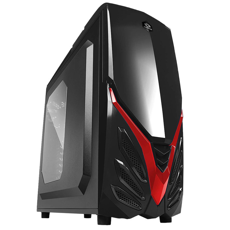 Boitier Gaming Raidmax Viper II A07WBR Moyen Tour Noir & Rouge En Tunisie