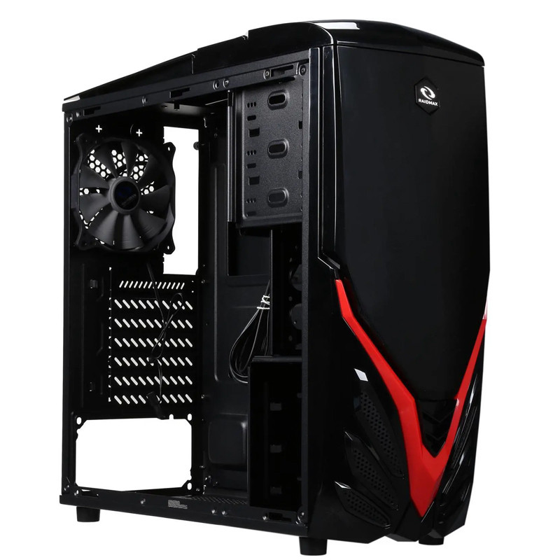 Boitier Gaming Raidmax Viper II A07WBR Moyen Tour Noir & Rouge En Tunisie