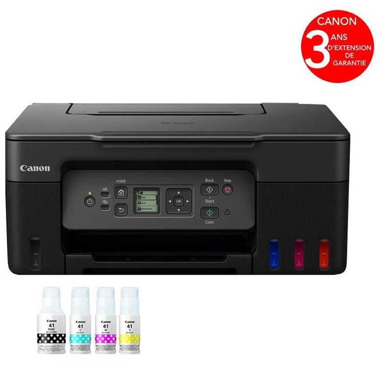 Imprimante Canon Multifonction Pixma G3470 Couleur Réservoir Intégré Wifi Noir en Tunisie