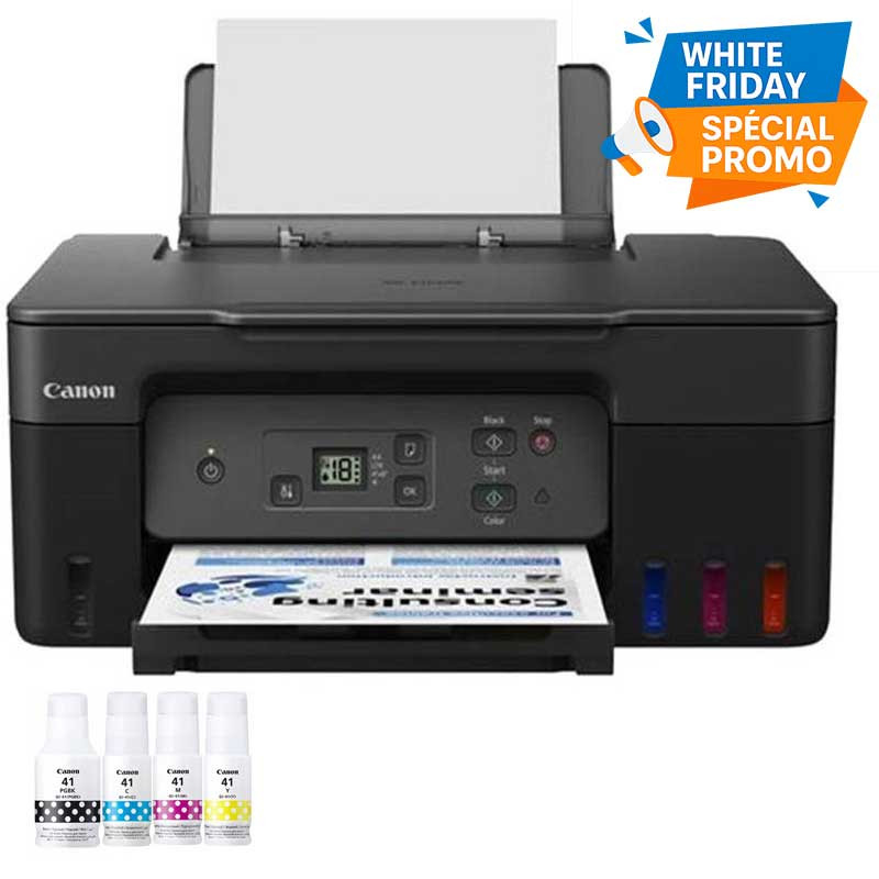Imprimante Canon Pixma G3430 Jet D'encre Couleurs Wifi En Tunisie